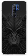 TopQ Cover Xiaomi Redmi 9 silicone Black wolf 50978 - Phone Cover