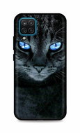 TopQ Cover Samsung A12 silicone Dark Cat 56679 - Phone Cover