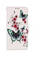 TopQ Case Vivo Y21s booklet Butterflies with flower 70439 - Phone Case