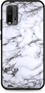 TopQ Cover LUXURY Xiaomi Redmi 9T solid Marble White 65367 - Phone Cover