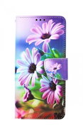 TopQ Case Vivo Y21s book Purple flowers 70488 - Phone Case
