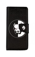 TopQ Case Vivo Y33s booklet Black and white pitbull 71339 - Phone Case