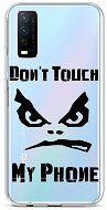 TopQ Kryt Vivo Y20s silikón Don't Touch priehľadný 67005 - Kryt na mobil