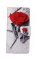 TopQ Puzdro Xiaomi Redmi Note 9 Pre knižkové Červená ruža 59931 - Puzdro na mobil