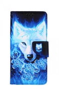 TopQ Case Realme C21Y book case Turquoise wolf 70126 - Phone Case
