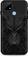 TopQ Cover Realme C21 silicone Black wolf 60097 - Phone Cover