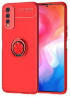 TopQ Cover Vivo Y11s Silicone Red with Red Ring 71207 - Phone Cover