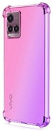 TopQ Cover Vivo Y33s silicone Shock rainbow pink-purple 71584 - Phone Cover