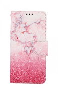 TopQ Case Realme C21Y book case Pink marble 70267 - Phone Case