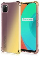 TopQ Cover Realme C11 2021 silicone Shock rainbow purple-yellow 71562 - Phone Cover