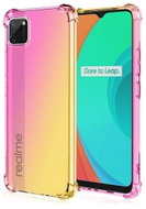 TopQ Cover Realme C11 2021 silicone Shock rainbow pink-yellow 71560 - Phone Cover