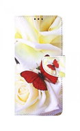 TopQ Case Vivo Y20s booklet Red butterfly 71260 - Phone Case