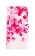 TopQ Case Vivo Y11s booklet Pink flowers 70673 - Phone Case
