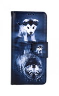 TopQ Case Realme 8i book Reflection of a wolf 70008 - Phone Case