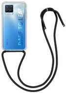 TopQ Cover Realme 8 Pro silicone with black cord transparent 61212 - Phone Cover