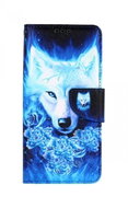 TopQ Vivo Y33s book case Turquoise wolf 70660 - Phone Case