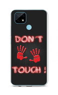 TopQ Cover Realme C21 silicone Don´t Touch Red 59855 - Phone Cover