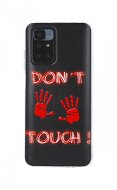 TopQ Cover Xiaomi Redmi 10 silicone Don't Touch Red 71824 - Phone Cover