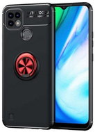 TopQ Cover Realme C21 silicone black with red ring 61731 - Phone Cover
