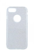 Forcell Cover iPhone 8 glitter silver 71534 - Phone Cover