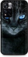 TopQ Kryt Xiaomi Redmi Note 11 Pro+ 5G silikón Dark Cat 72606 - Kryt na mobil