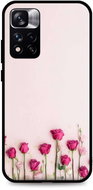 TopQ Cover Xiaomi Redmi Note 11 Pro+ 5G silicone Roses 72649 - Phone Cover