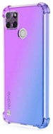 TopQ Cover Realme C21 silicone Shock rainbow purple-blue 61721 - Phone Cover