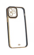 TopQ Cover iPhone 12 Angel Eyes black 71645 - Phone Cover
