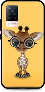 TopQ Cover Vivo V21 5G silicone Cute Giraffe 72912 - Phone Cover