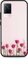 TopQ Cover Vivo V21 5G silicone Roses 72872 - Phone Cover