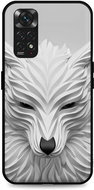 TopQ Cover LUXURY Xiaomi Redmi Note 11 solid White wolf 71928 - Phone Cover