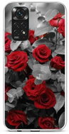 TopQ Cover Xiaomi Redmi Note 11 silicone Red Rose mix 71851 - Phone Cover