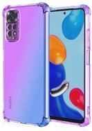 TopQ Cover Xiaomi Redmi Note 11 silicone Shock rainbow purple-blue 71799 - Phone Cover
