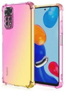 TopQ Cover Xiaomi Redmi Note 11 silicone Shock rainbow pink-yellow 71797 - Phone Cover
