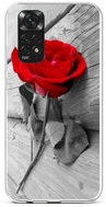 TopQ Cover Xiaomi Redmi Note 11 silicone Red Rose 71790 - Phone Cover