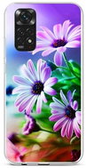 TopQ Cover Xiaomi Redmi Note 11 silicone Purple flowers 71787 - Phone Cover