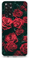 TopQ Cover Xiaomi Redmi Note 11 silicone Red rosettes 71780 - Phone Cover