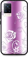 TopQ Cover Vivo V21 5G silicone Abstract Roses 72874 - Phone Cover