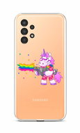 TopQ Cover Samsung A13 silicone Rainbow Gun 72140 - Phone Cover