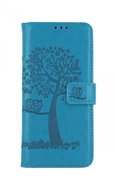 TopQ Case Xiaomi Redmi Note 11 book Turquoise tree owls 67714 - Phone Case