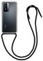 TopQ Cover Vivo Y76 5G silicone with black cord transparent 72284 - Phone Cover