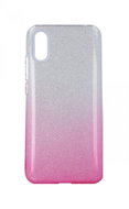 TopQ Case Xiaomi Redmi 9A glitter silver-pink 52391 - Phone Case