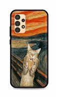 TopQ Cover Samsung A13 silicone Scared Cat 72210 - Phone Cover