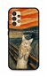TopQ Cover Samsung A13 silicone Scared Cat 72210 - Phone Cover