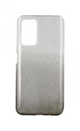 TopQ Cover Xiaomi Redmi Note 11 glitter silver-black 68713 - Phone Cover