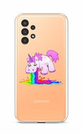 TopQ Cover Samsung A13 silicone Rainbow Splash 72139 - Phone Cover