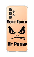 TopQ Cover Samsung A13 silicone Don´t Touch transparent 72100 - Phone Cover