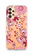 TopQ Cover Samsung A13 silicone Pink Butterfly 72096 - Phone Cover