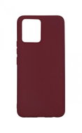 TopQ Cover MATT Realme 8 silicone burgundy 70365 - Phone Cover