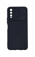 TopQ Lens cover Vivo Y20s silicone black 70288 - Phone Cover